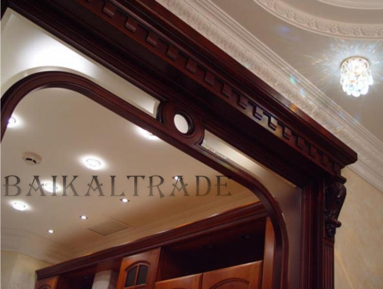 арка межкомнатная с резьбой